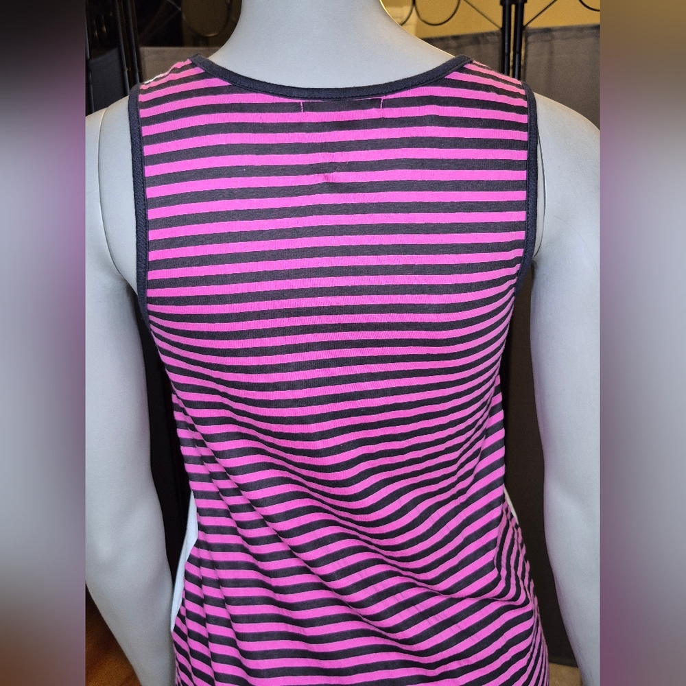 Rock Star Tank Top - White and Black - Picture 4 of 14